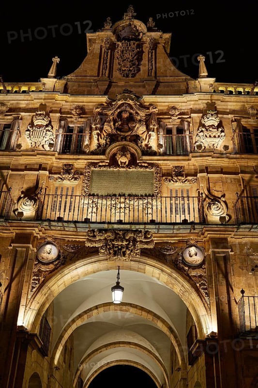 Salamanca Plaza Mayor in Spain along via de la Plata way to Santiago