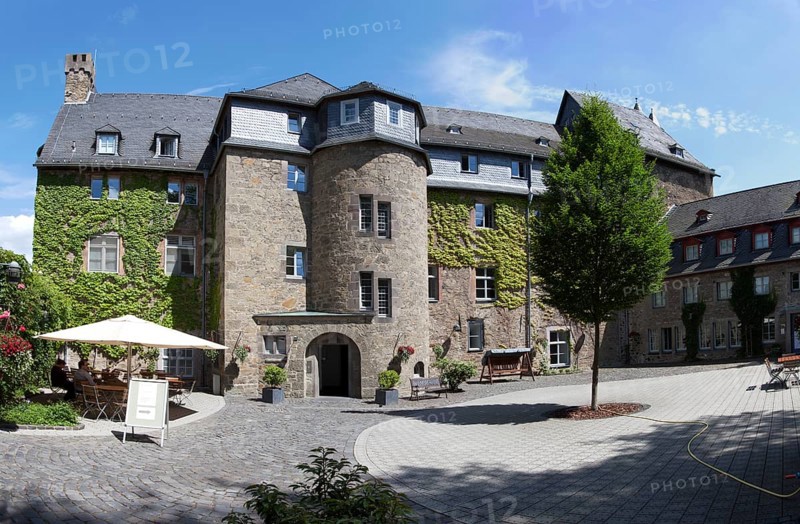 Herborn Castle, Theological Seminary of the Protestant Church in Hesse and Nassau, Hesse, Germany, Europe, Schloss Herborn, heute Sitz des Theologischen Seminars der Evangelischen Kirche Hessen-Nassaus, Hessen, Deutschland, Europa, Europe