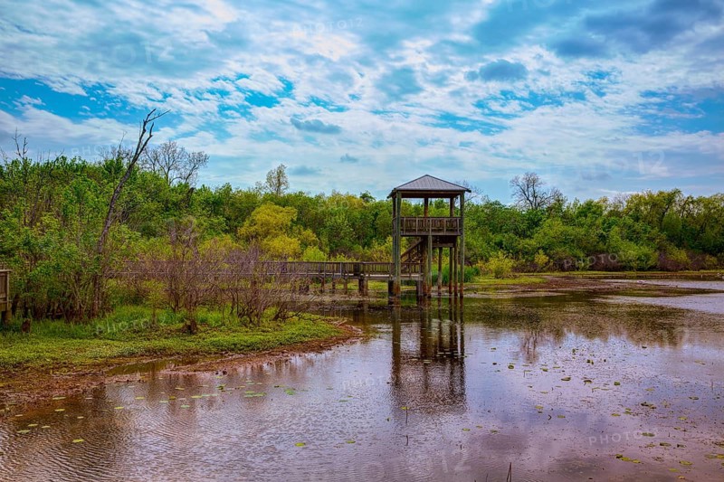 White Lake at Cullinan Park in sugarland near Houston Texas