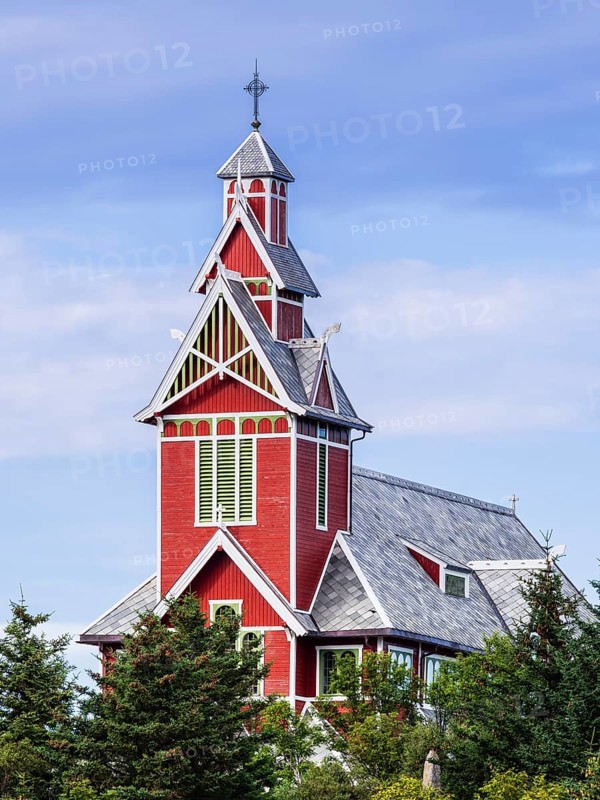 Buksnes Church, village of Gravdal, island of Vestvågøya, Norway, Europe