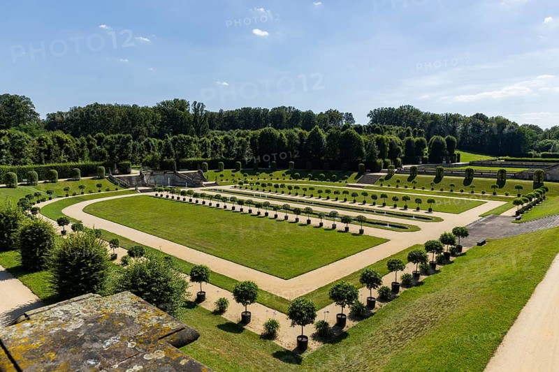 The Grosssedlitz Baroque Garden with the Friedrich Palace is located on a hill on the left bank of the Elbe to the south-east of Dresden in Grosssedlitz, which belongs to the town of Heidenau in the Free State of Saxony, Grosssedlitz Baroque Garden, Heidenau, Saxony, Germany, Europe