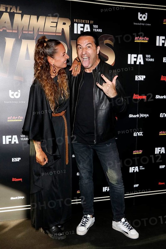 Kate Kaputto and Bülent Ceylan at the Metal Hammer Awards 2024 in the Uber Eats Music Hall. Berlin, 31.08.2024