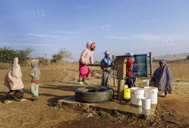 Waterhole in the community of Maraban Dare, in the state of Plateau, 07/02/2024
