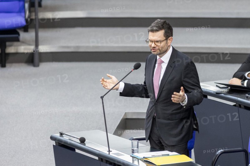 Marco Buschmann (FDP), Federal Minister of Justice, recorded during the government consultation, in Berlin, 24 April 2024