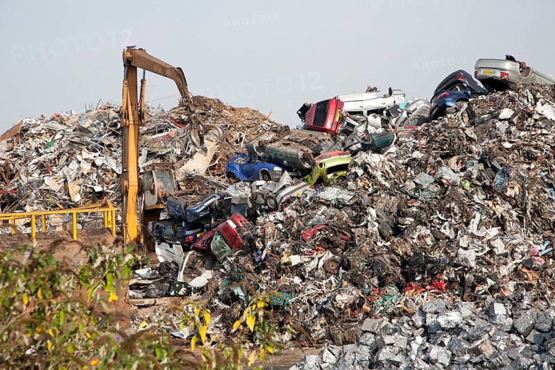 Scrap metal recycling EMR company, Swindon, England, UK