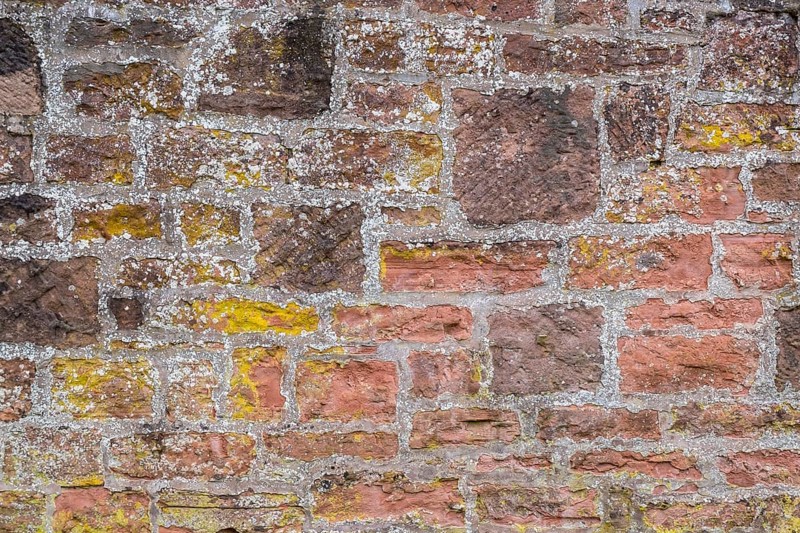 Red sandstone wall, red sandstone wall, background, texture, Palatinate, Rhineland-Palatinate, Germany, Europe