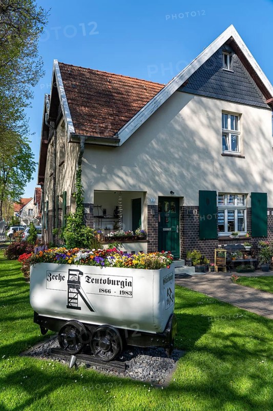 Former Teutoburgia colliery housing estate, part of the Route of Industrial Heritage, in Herne, North Rhine-Westphalia, Germany, Europe