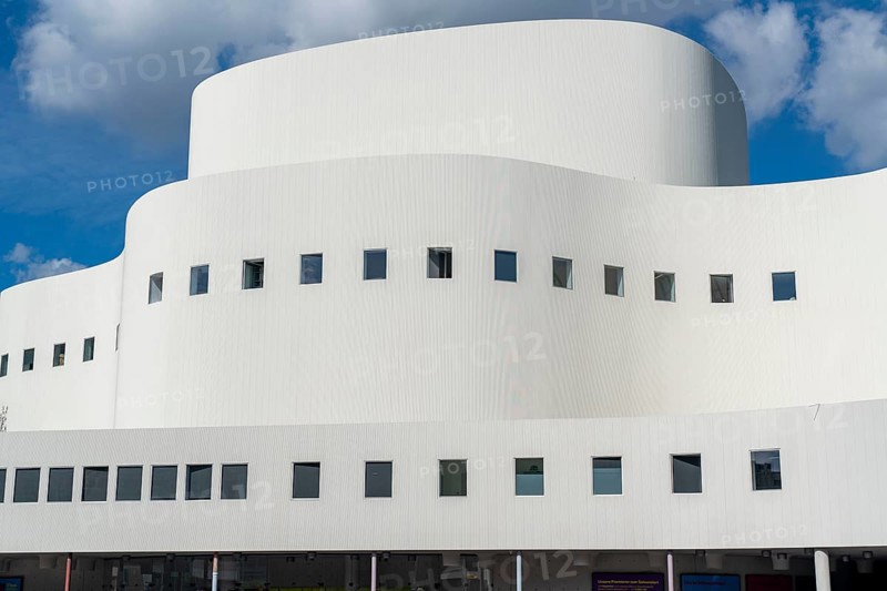 The theatre, after renovation, shortly in front of reopening, Düsseldorf, North Rhine-Westphalia, Germany, Europe