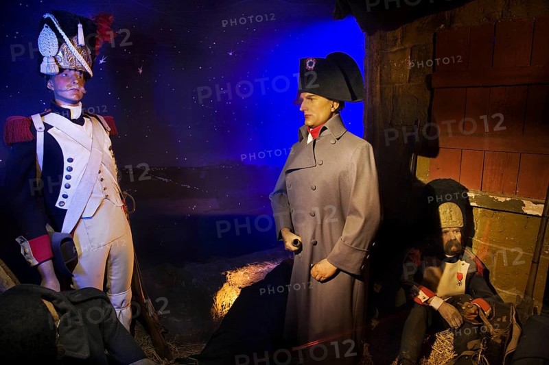 The Musée des Cires, wax museum where chief figures of the battle of Waterloo and ordinary soldiers are exhibited, Eigenbrakel, Belgium, Europe