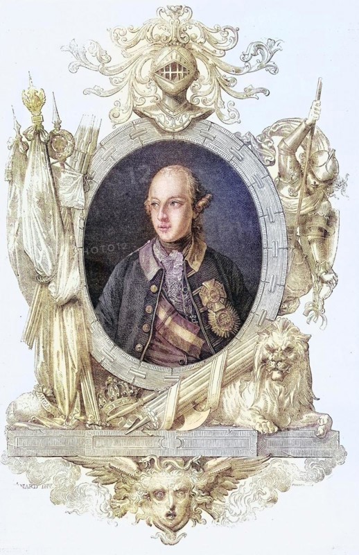 Joseph II (born 13 March 1741 in Schönbrunn Palace, died 20 February 1790 in Vienna) was Emperor of the Holy Roman Empire from 1765 to 1790 as the first member of the House of Habsburg-Lorraine, Historical, digitally restored reproduction from a 19th century original, Record date not stated