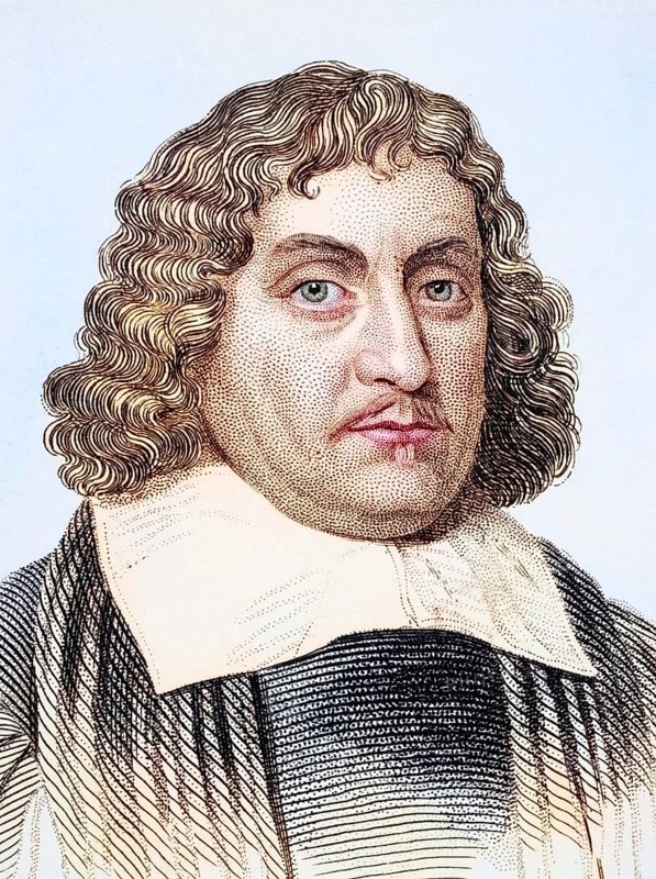 Thomas Fuller, 1608 -1661, English churchman and historian, Illustration from Old England's Worthies, published around 1880, Historical, digitally restored reproduction from a 19th century original, Record date not stated