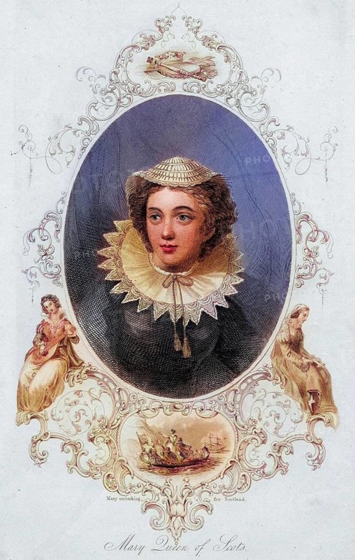 Mary, Queen of Scots, 1542-1587, also Mary Stuart, daughter of James V, King of Scotland, Historical, digitally restored reproduction from a 19th century original, Record date not stated