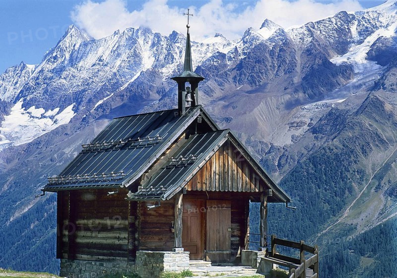 Architecture, Switzerland, Valais, Sion, Lötschental, Chapel on the Hockenalp, Swisse, Valais, Chapel, Hockenalp, Hockenalp, Valais, Switzerland, Europe