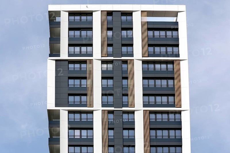 New development district with 600 newly built flats in the St. Marien residential park in Berlin's Neukölln district, Berlin, 05/09/2022