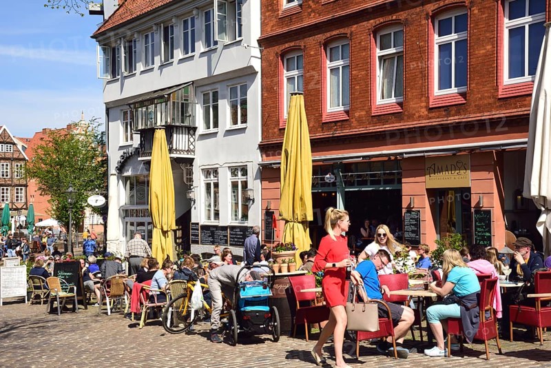 Europe, Germany, Lower Saxony, Stade, Hamburg Metropolitan Region, Hanseatic City, Hanseatic Harbour, Fish Market, Hamburg, Hamburg, Federal Republic of Germany, Europe