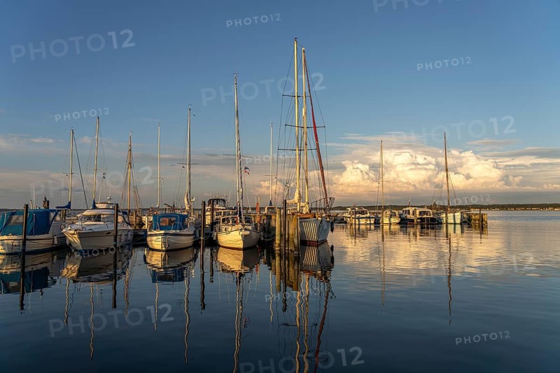 Sundsøre Marina on the Limfjord, Thise, Salling Peninsula, Denmark, Europe