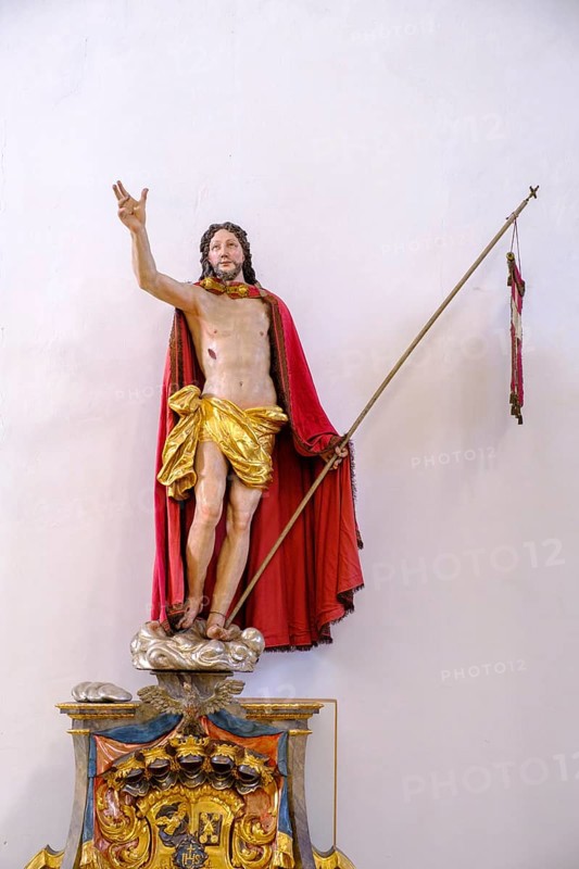 Resurrection of Christ, Easter, Church of St Ulrich and Afra, Augsburg, Swabia, Bavaria, Germany, Europe
