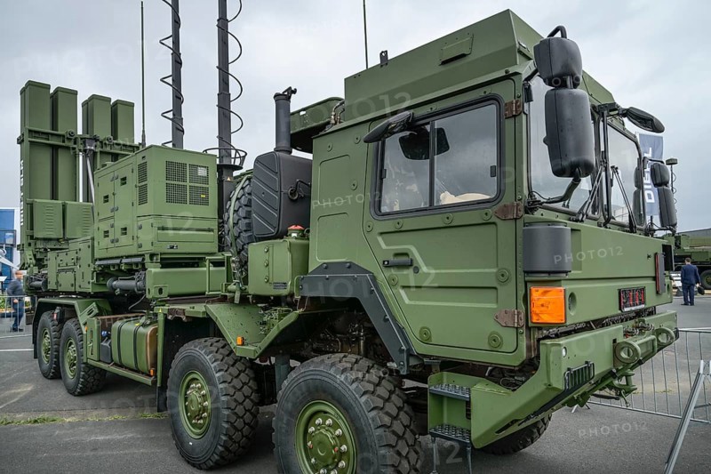 Diehl Defence, IRIS-T SLM missile defence system, ILA 2024, International Aerospace Exhibition Berlin, Schönefeld, Brandenburg, Germany, Europe