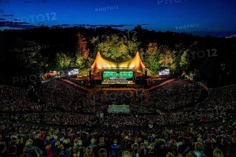 West-Eastern Divan Orchestra with conductor Daniel Barenboim live at the Berlin Waldbühne on 09.08.2024