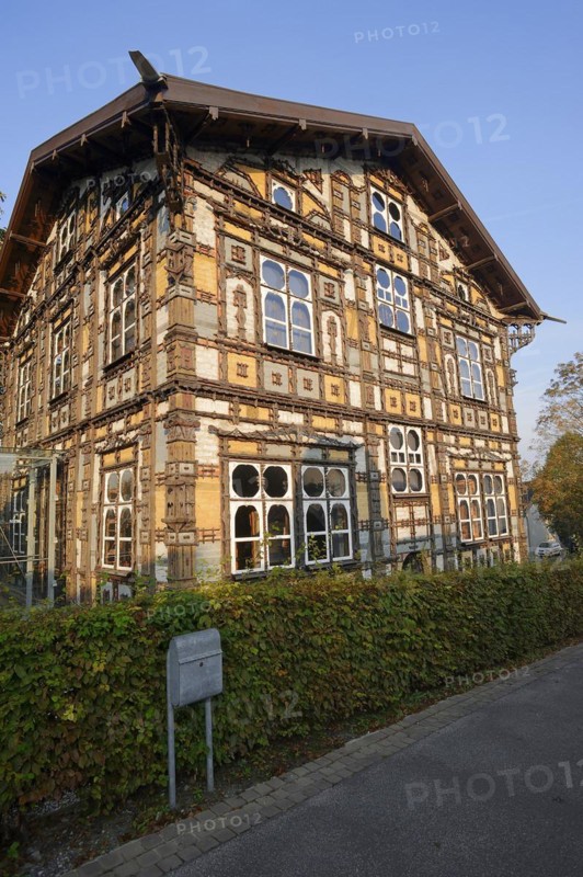Junkerhaus, half-timbered house by Karl Junker, Lemgo, North Rhine-Westphalia, Germany, Europe