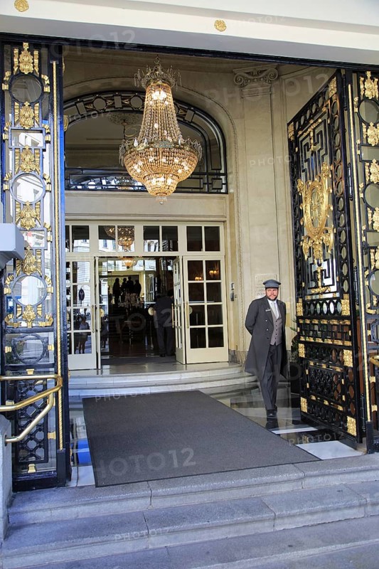 Foyer of Westin Palace Hotel, Madrid city centre, Spain opened 1912