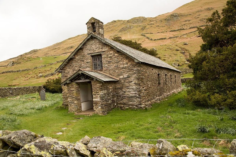 St Martin's church, Martindale valley, Lake District national park, Cumbria, England, UK