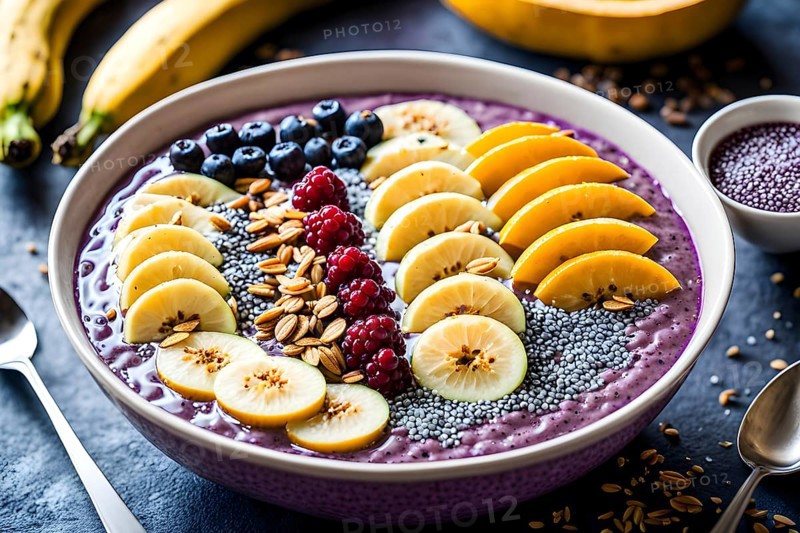 Lively and healthy mood food, AI generated, AI generated