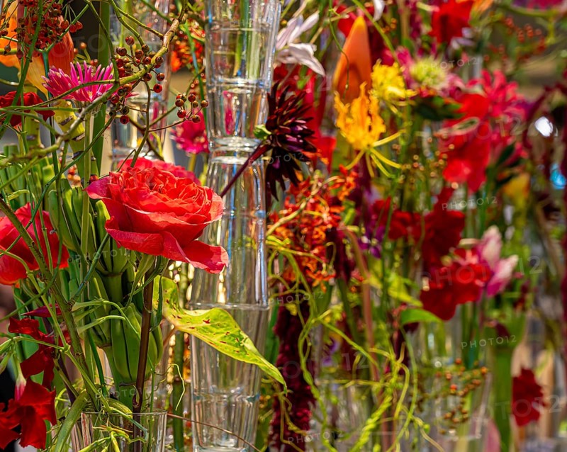 Artistic flower arrangements and decorations, German Floristry Championships, Berlin, Germany, Europe