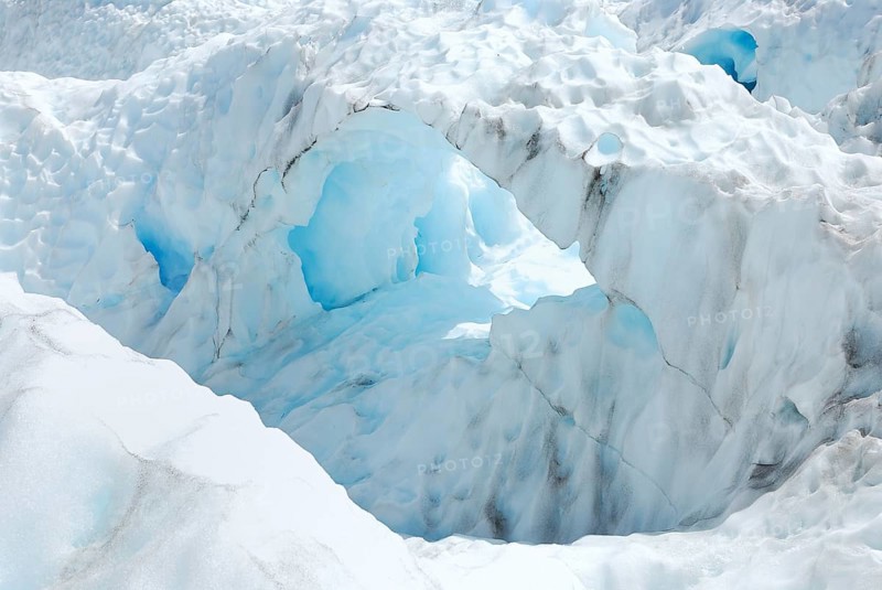 Ice cave, Fox Glacier, Westland National Park, South West New Zealand World Heritage Site, Southern Alps, West Coast, South Island New Zealand Fox Glacier, Southern Alps, New Zealand, Oceania