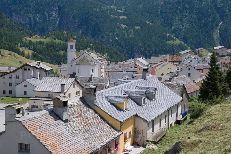 Simplon village, Valais, Switzerland, Europe