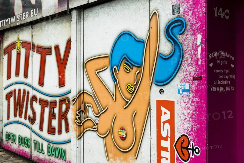 Sex Bar, Reeperbahn, St. Pauli, Hamburg, Germany, Europe