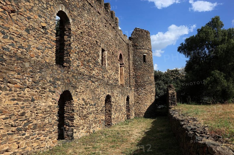 Amhara region, in the Gemp palace complex in Gondar, Gonder, UNESCO, world, heritage, cultural heritage, Ethiopia, Africa