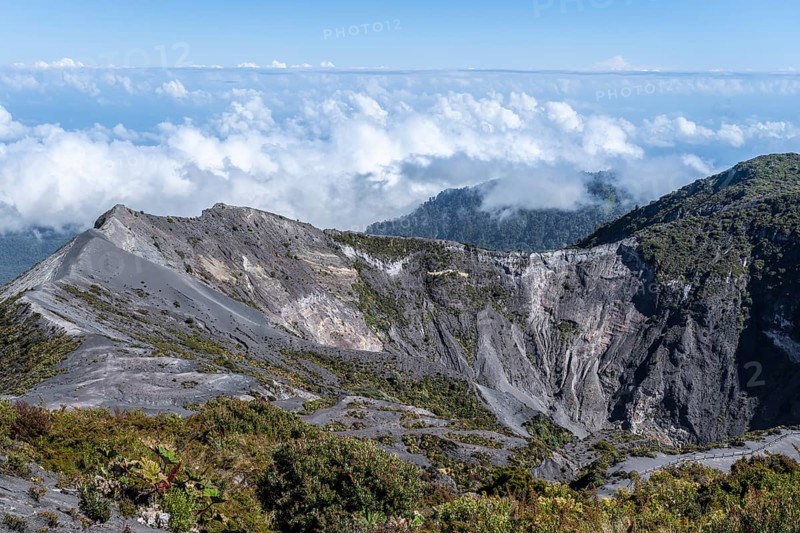 Irazu Volcano, Irazu Volcano National Park, Parque Nacional Volcan Irazu, Cartago Province, Costa Rica, Central America