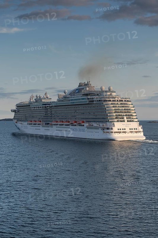 Cruise ship shelf Princess, Princess Cruises, 330 metres long, 3600 passengers, open-air cinema, Baltic Sea, Sweden, Europe