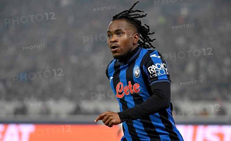 Goal celebration Ademola Lookman Atalanta BC Bergamo (11) Champions League, MHPArena, MHP Arena Stuttgart, Baden-Württemberg, Germany, Europe