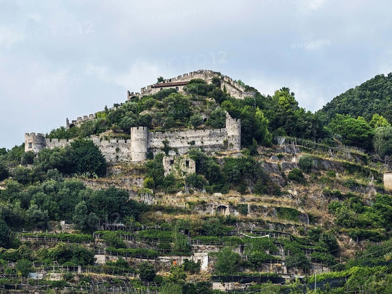 Castle of San Nicola de Thoro Plano, Maiori, Amalfi Coast, Salerno, Campania, Italy, Europe