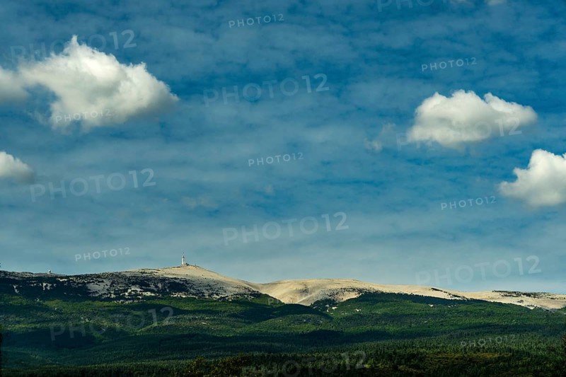South face of Mont Ventoux (1910m) . Vaucluse. Provence-Alpes-Côte d'Azur. France
