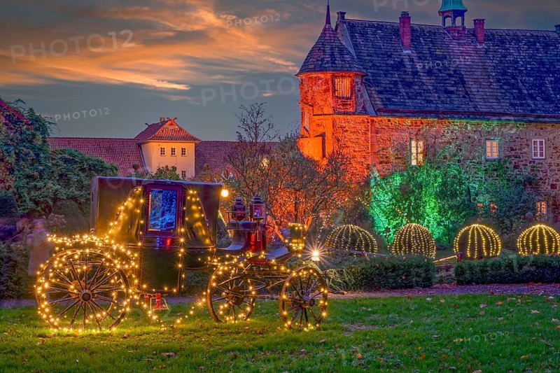 November light evening mood Remeringhausen Estate Stadthagen Germany