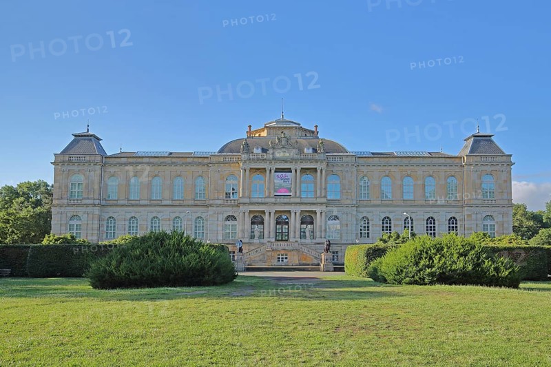 Neo-Renaissance Ducal Museum, Castle Square, Castle Park, English Garden, Gotha, Thuringia, Germany, Europe