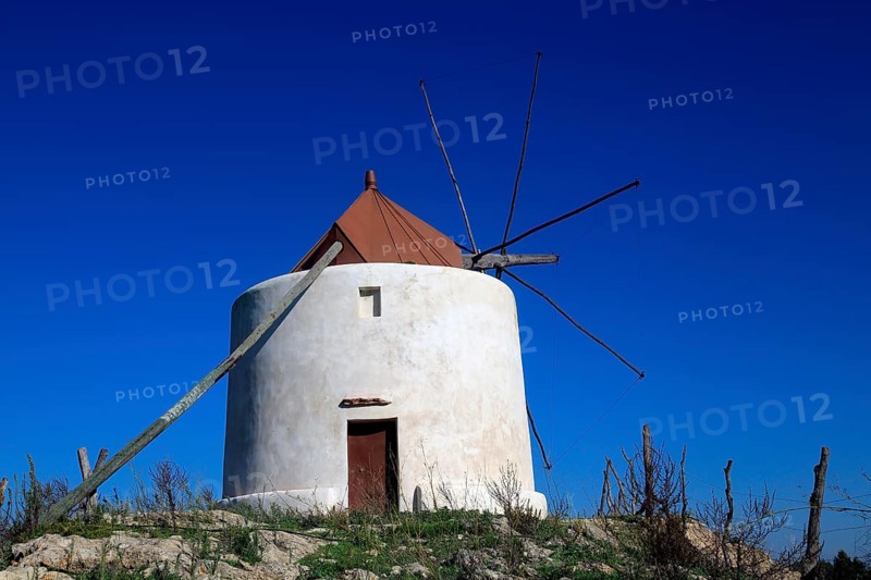 Traditional windmill, Vejer de la Frontera, Cadiz Province, Spain, Europe