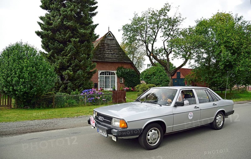 Europe, Germany, Lower Saxony, Lower Elbe Classics, classic car tour, Audi 100 GL, year 1978, Europe