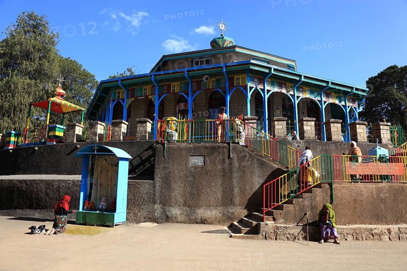 St Mary's Church on Mount Entoto near Addis Ababa, Ethiopia, Africa