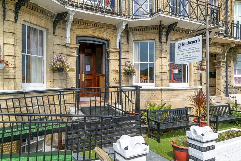 Lord Kitchener Memorial Holiday Centre guesthouse, Lowestoft, Suffolk, England, UK