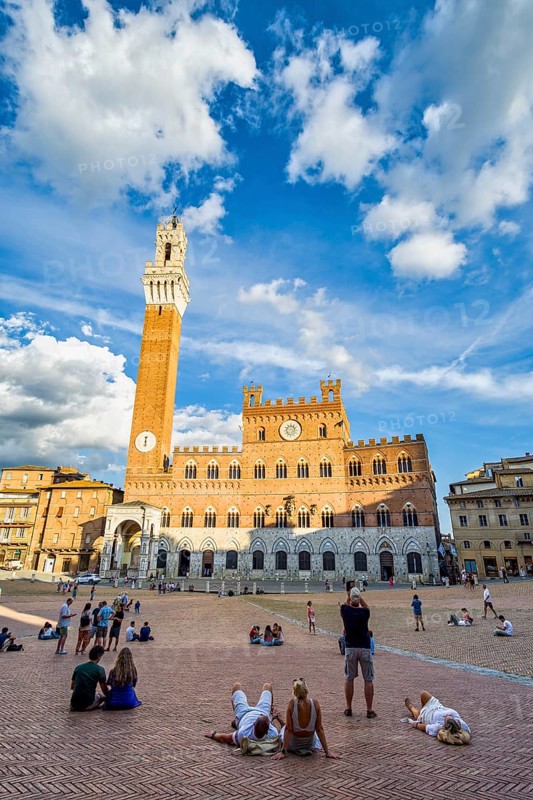 Piazza del Campo, Siena, Tuscany, Italy, Europe