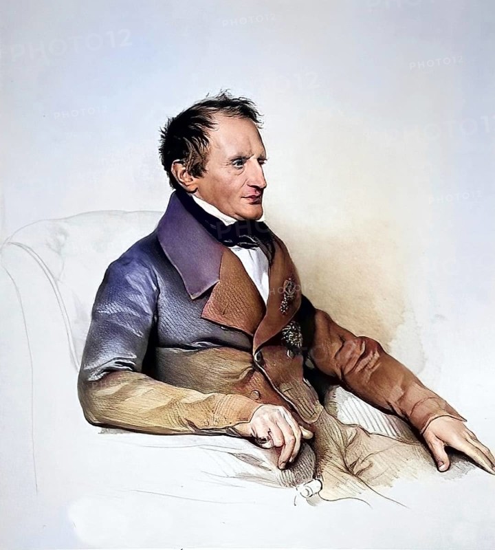 Joseph von Hammer, from 1835 Baron Joseph von Hammer-Purgstall (born 9 June 1774 in Graz, Styria, died 23 November 1856 in Vienna), was an Austrian diplomat and orientalist, Historical, digitally restored reproduction from a 19th century original, Record date not stated