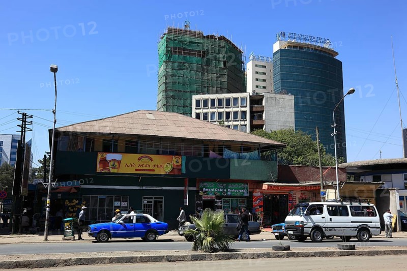 Addis Ababa, in the city centre, Ethiopia, Africa