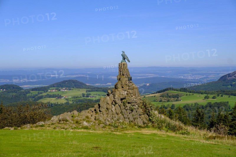 Aviation memorial, Wasserkuppe, Rhön, district of Fulda, Hesse, Germany, Europe