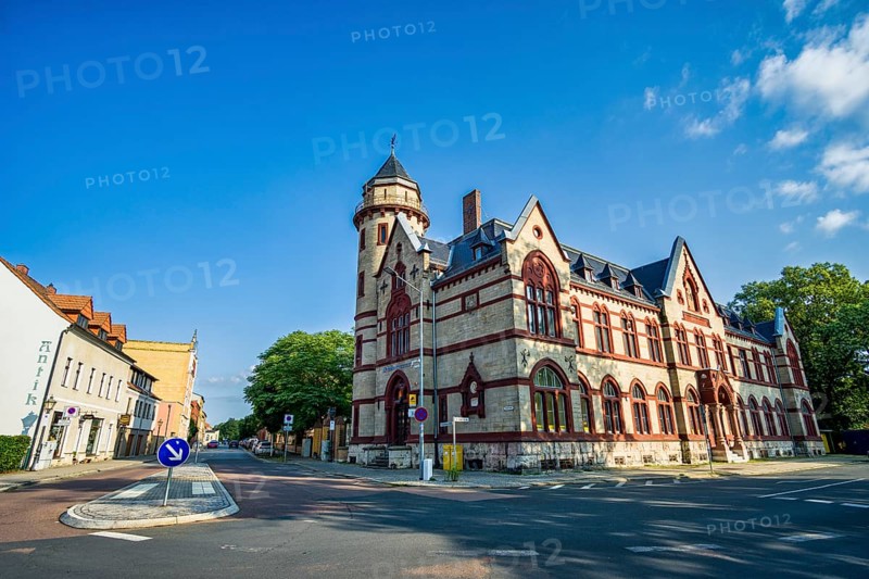 Main Post Office, Luther city Wittenberg, Saxony-Anhalt, Germany, Europe