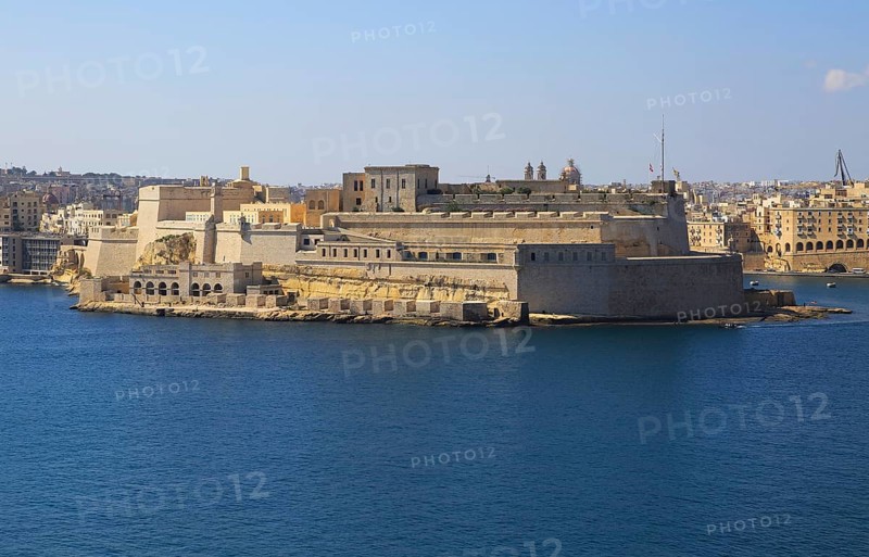Fort Saint Angelo, Grand Harbour, Vittoriosa, Valletta, Malta, Europe