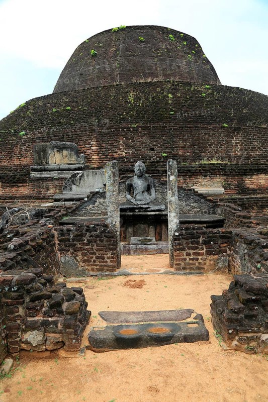 Pabula Vihara temple, UNESCO World Heritage Site, the ancient city of Polonnaruwa, Sri Lanka, Asia